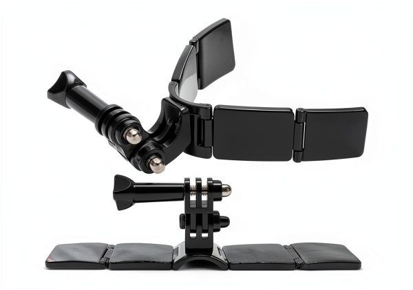 WLPREOE Helmet Chin Mount for GoPro Black Adhesive Quick‑Release-3