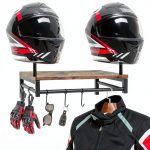 SailStart Industrial Helmet Wall Rack with Adjustable Metal Bracket-0