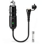 Mellbree 12V Snowmobile Heated Helmet Adapter Cord Waterproof RCA Fuse-0