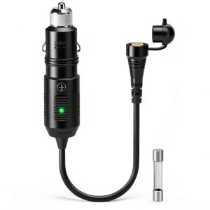 Mellbree 12V Snowmobile Heated Helmet Adapter Cord Waterproof RCA Fuse-0