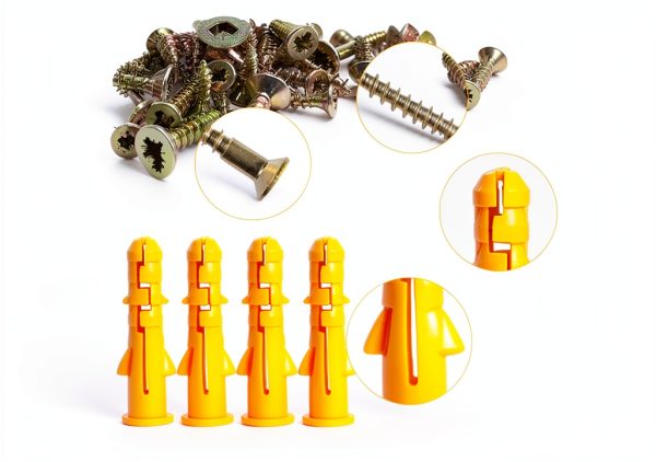 EBaokuup Wall Mount Hook Set Silver Classic Adjustable 6 Hook Duty-2