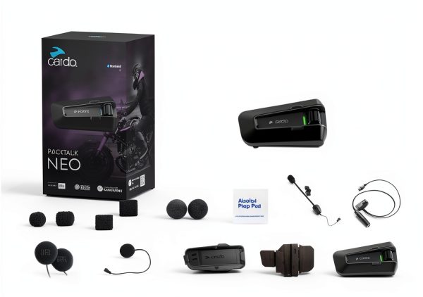 Cardo Packtalk Neo Waterproof Motorcycle Helmet Communication Intercom-6