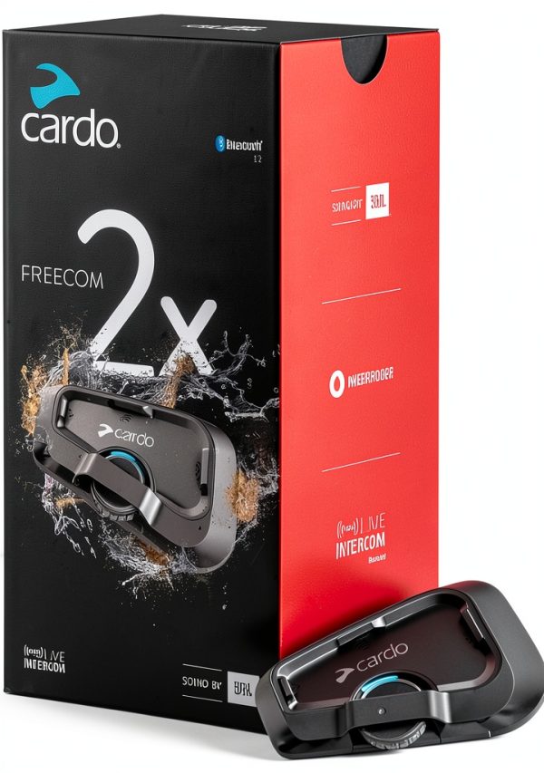 Cardo Freecom 2X Helmet Communication Dual Pack Noise Cancellation-0