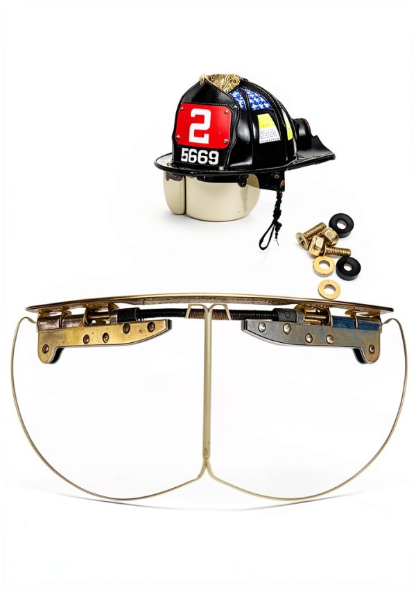 GSP Bourke Down Helmet Eye Shield – Fits Fire Helmets Hardware-0