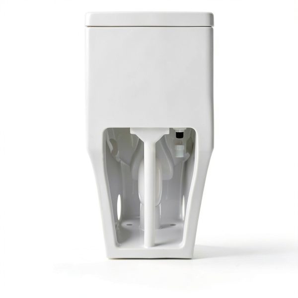 Deer Valley DV-1F026R Elongated One Piece Toilet with ADA Comfortable Seat Height, Dual Flush 1.1/1.6 GPF, Powerful & Quiet Modern Toilet for Bathroom, 10" Rough-In-7