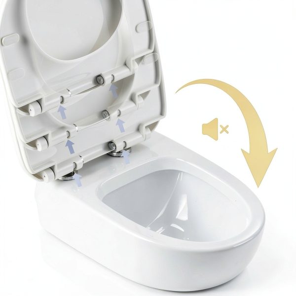 Deer Valley DV-1F026R Elongated One Piece Toilet with ADA Comfortable Seat Height, Dual Flush 1.1/1.6 GPF, Powerful & Quiet Modern Toilet for Bathroom, 10" Rough-In-5