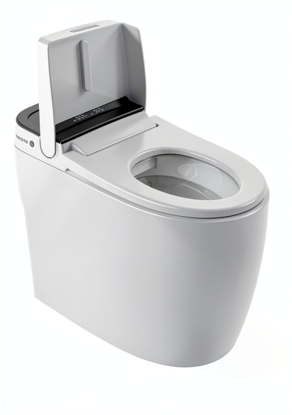 Smart Toilet wtxwood Bidet with Auto Lid and Heated Seat GP-033W-1
