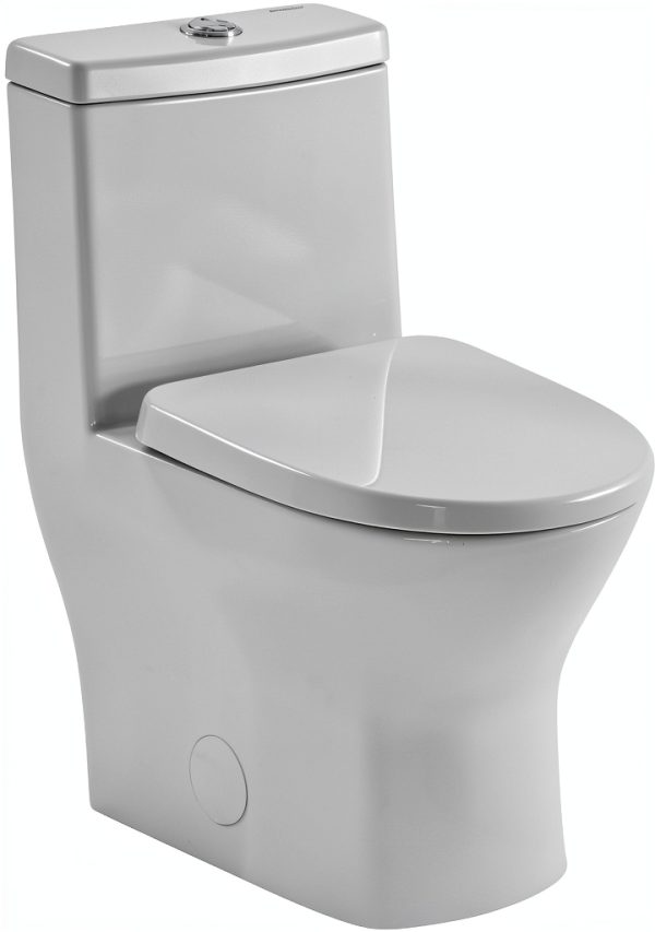 Swiss Madison SM-1T257 Toilet Dual Flush 24" Compact Glossy White-0