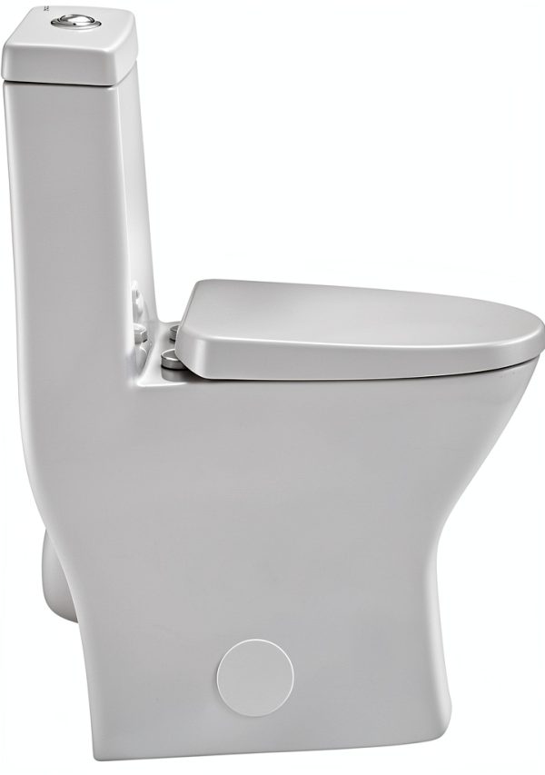 Swiss Madison SM-1T257 Toilet Dual Flush 24" Compact Glossy White-2