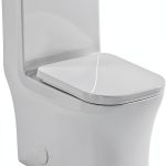 Concorde Square Toilet Swiss Madison 14" Rough-In Dual Flush-0