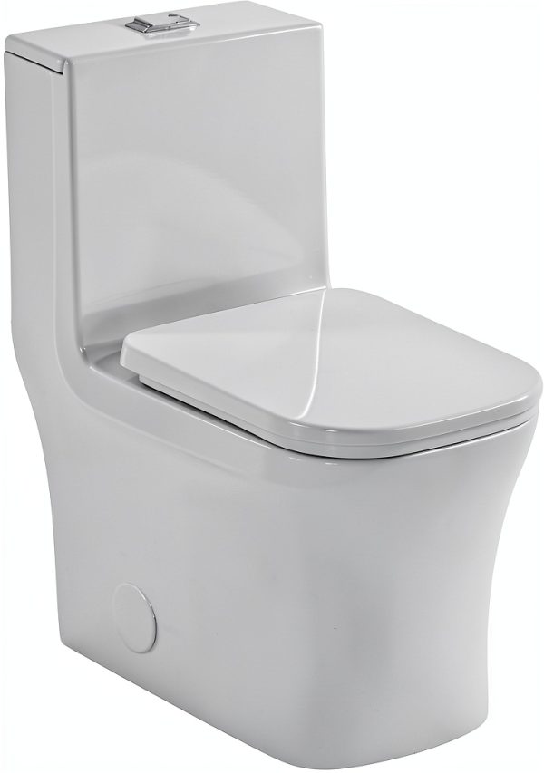 Concorde Square Toilet Swiss Madison 14" Rough-In Dual Flush-0
