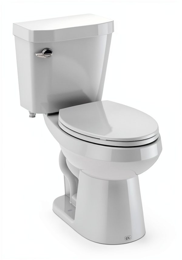 Two Piece Toilet EliteEdge ADA Height 17.5" Elongated Bowl-1