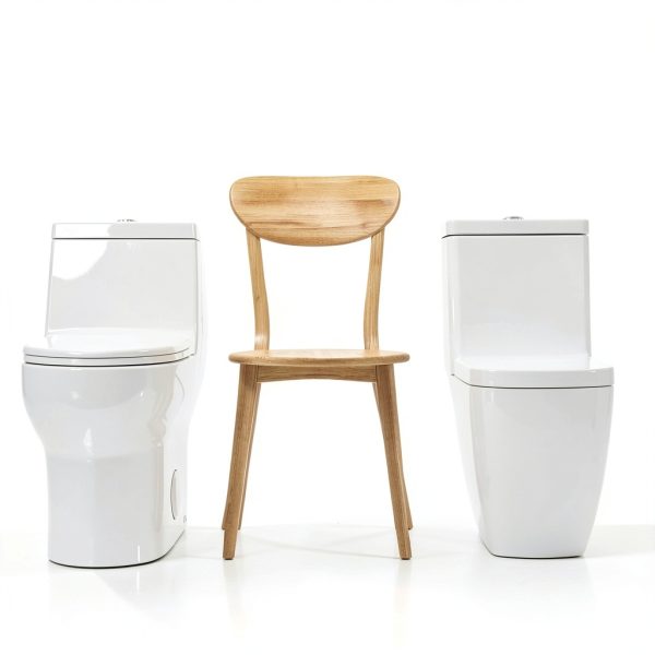 Deer Valley DV-1F026R Elongated One Piece Toilet with ADA Comfortable Seat Height, Dual Flush 1.1/1.6 GPF, Powerful & Quiet Modern Toilet for Bathroom, 10" Rough-In-2