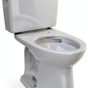 TOTO Drake Two-Piece 1.6 GPF Universal Height Toilet Cotton White-0