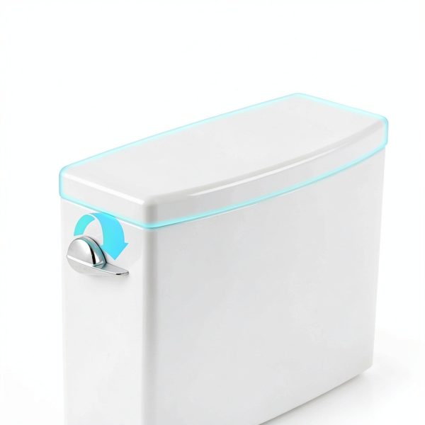 One Piece Toilet KK KE KING White 1.28 GPF Side Lever KK-T2100W-4