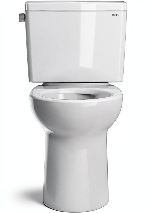 TOTO Drake Two-Piece 1.6 GPF Universal Height Toilet Cotton White-9