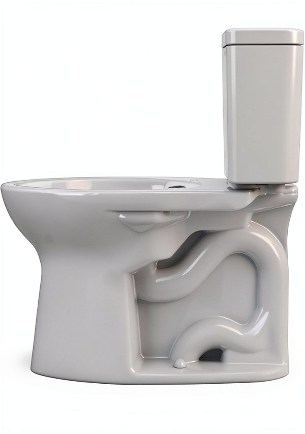 TOTO Drake Two-Piece 1.6 GPF Universal Height Toilet Cotton White-10