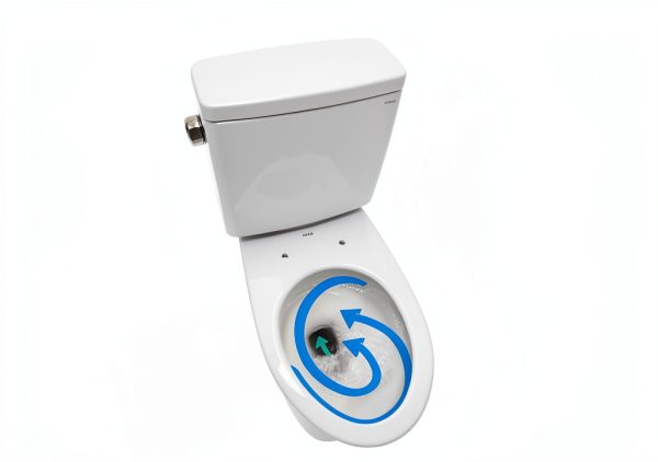 TOTO Drake Two-Piece 1.6 GPF Universal Height Toilet Cotton White-2