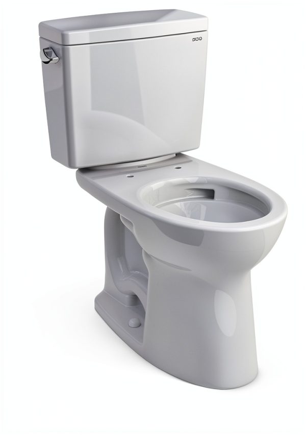 TOTO Drake Two-Piece 1.6 GPF Universal Height Toilet Cotton White-16