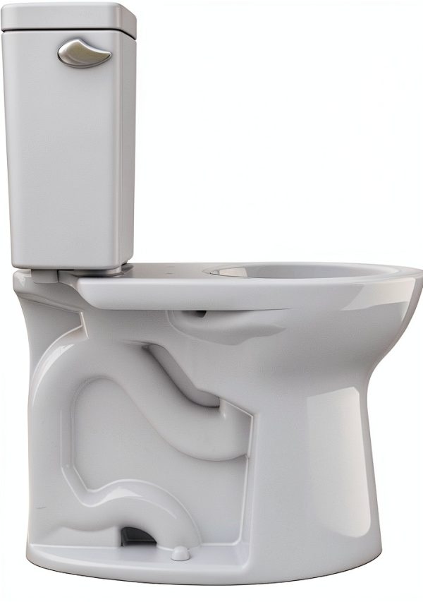 TOTO Drake Two-Piece 1.6 GPF Universal Height Toilet Cotton White-7